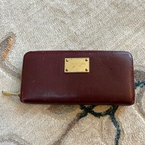Michael Kors Burgundy wallet